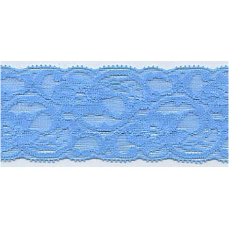 Elastic lace 55mm aqua