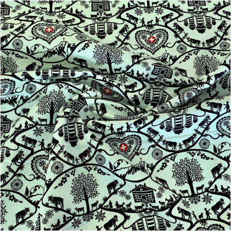 Cotton - Paper cutting Gasser mint