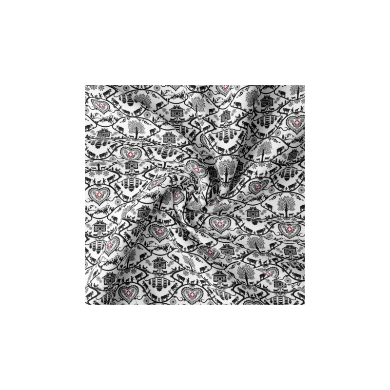 coton tissé - Découpe papier Gasser blanc