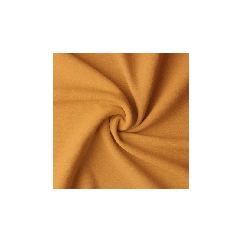 Bio french terry - orange uni (v)