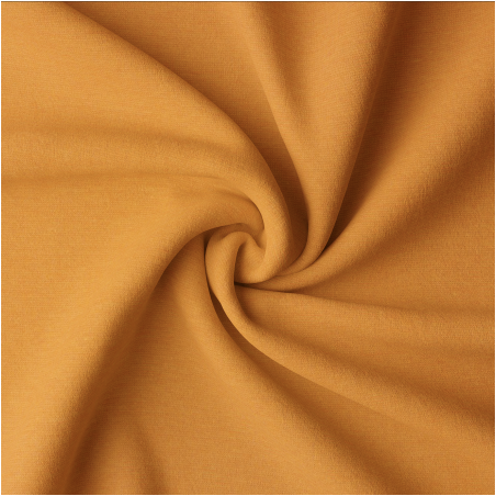Bio french terry - orange uni (v)