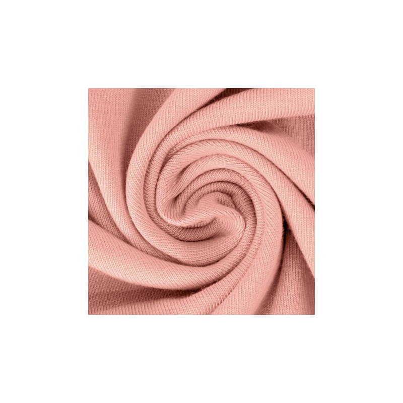 French Terry - solid salmon rose 1613 (m)