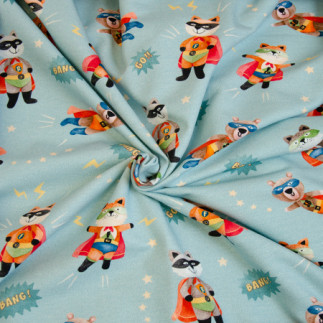 sweatshirt - Hilco Super Hero light blue