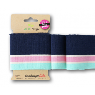 Cuff me Bold - navy / pink / mint