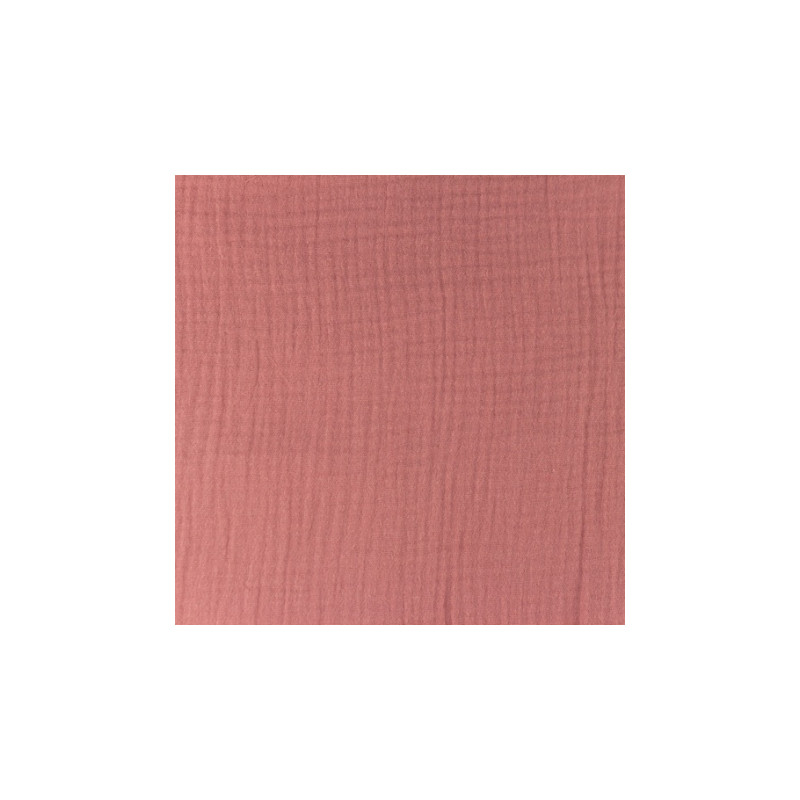 Double Gauze - Solid dark old rose