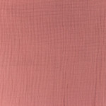 Double Gauze - Solid dark old rose