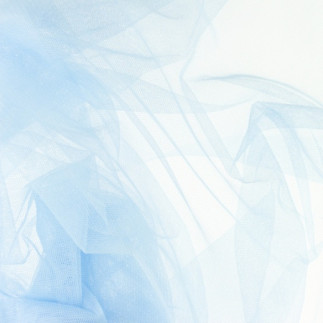 tulle fin / maille - bleu clair