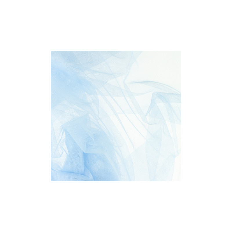 tulle fin / maille - bleu clair