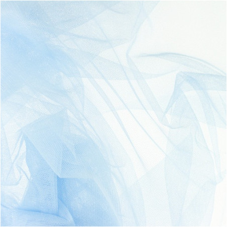 Fine tulle / mesh - light blue