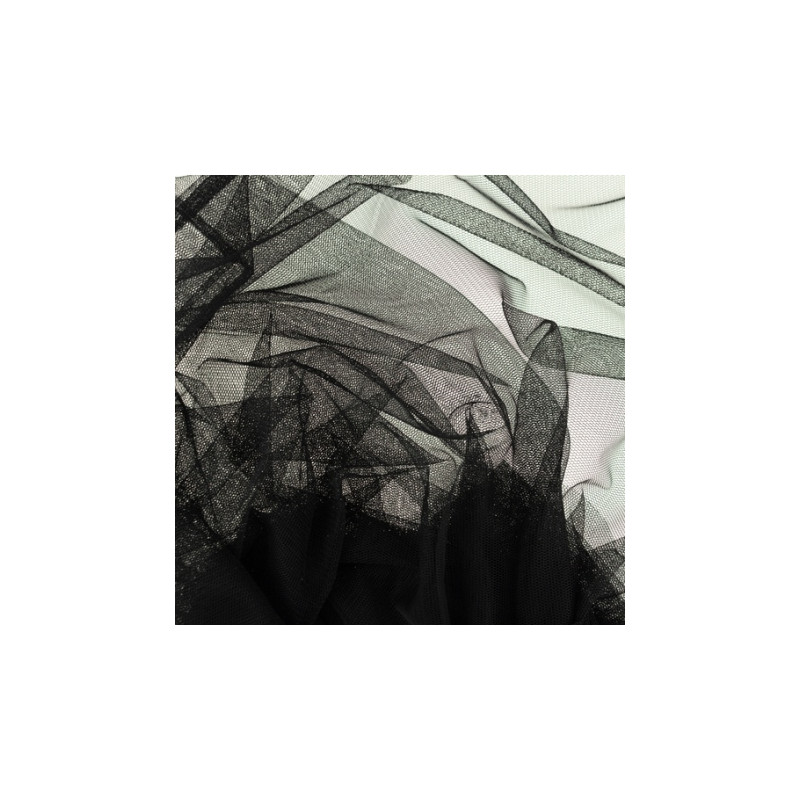 tulle fin / maille - noir