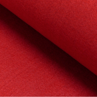 Feutre textile 3mm rouge (SW)