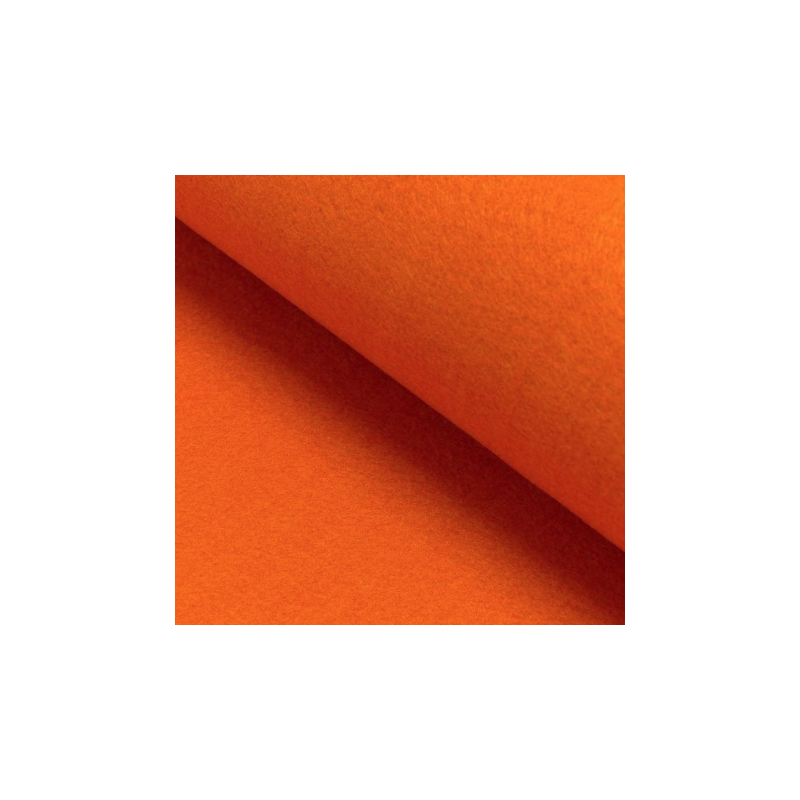 Feutre textile 3mm orange (sw)