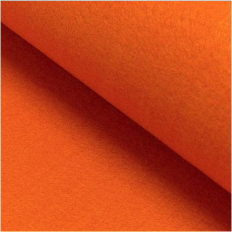Textile felt 3mm orange (sw)