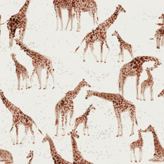 Badehosenstoff - Giraffe offwhite