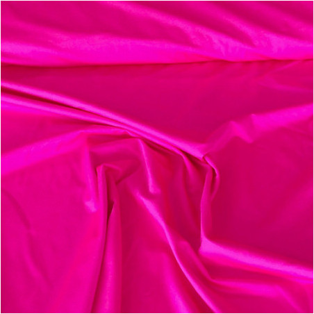 Tissu de fonction  - Lycra de bain uni rose vif fluo