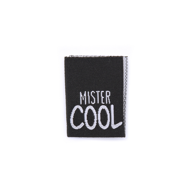 Woven Label - Mister Cool schwarz