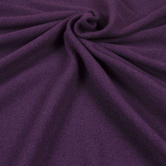 Boiled wool merino purple