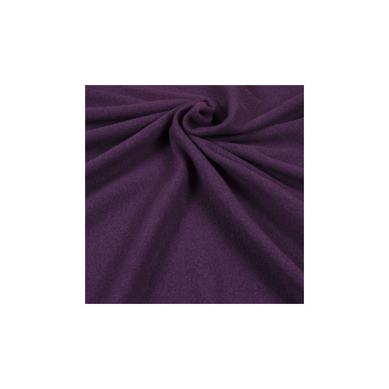 Merino boiled wool purple