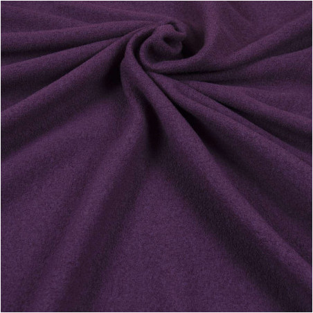 Merino boiled wool purple