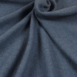 Merino boiled wool denim