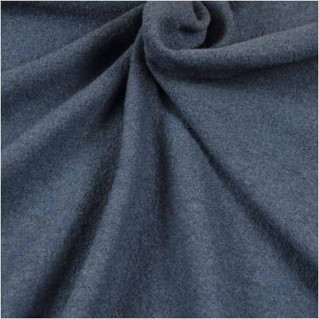 Merino boiled wool denim