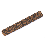 XXL synthetic leather label - foldable Leo brown