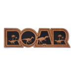 XXL Kunstlederlabel - Roar long brown