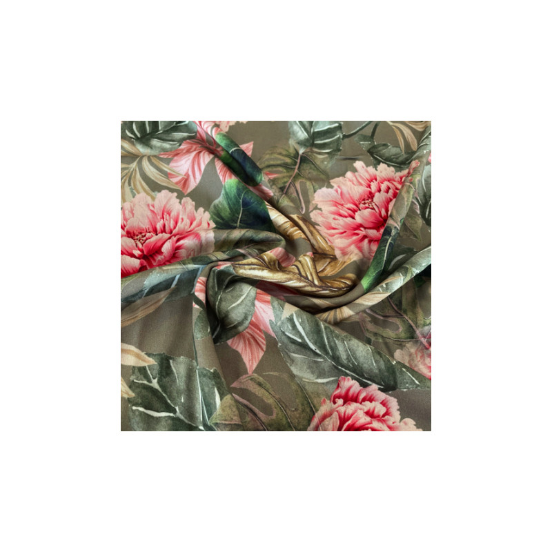viscose - Hilco woven fabric Peony khaki