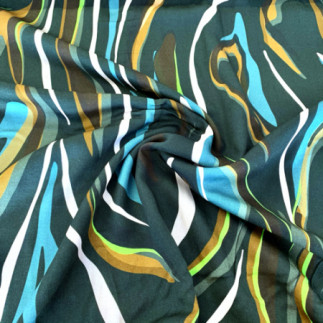 viscose - Hilco Webware Vivica Tiger pétrole