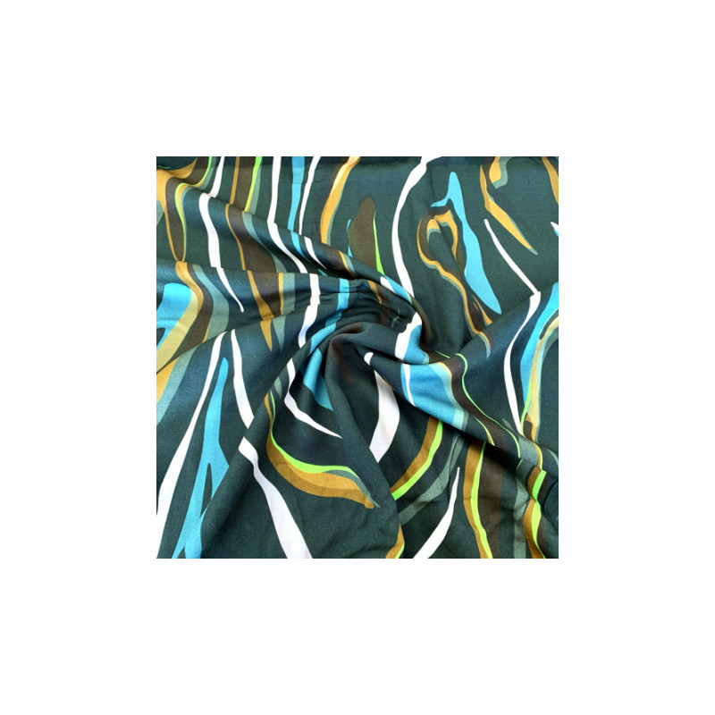viscose - Hilco woven fabric Vivica Tiger petrol