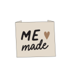 Woven Label - Me made beige