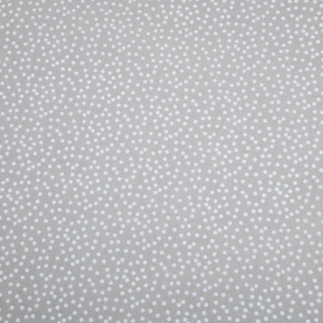 Wachstuch PVC - Pallino Dots steingrau