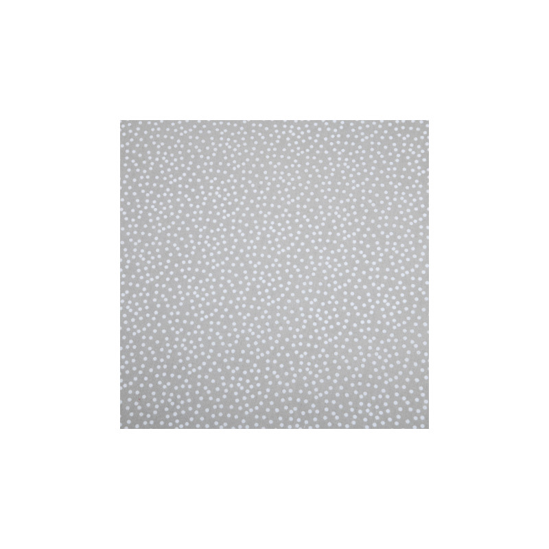 Tissu enduit de PVC - Pallino points gris pierre