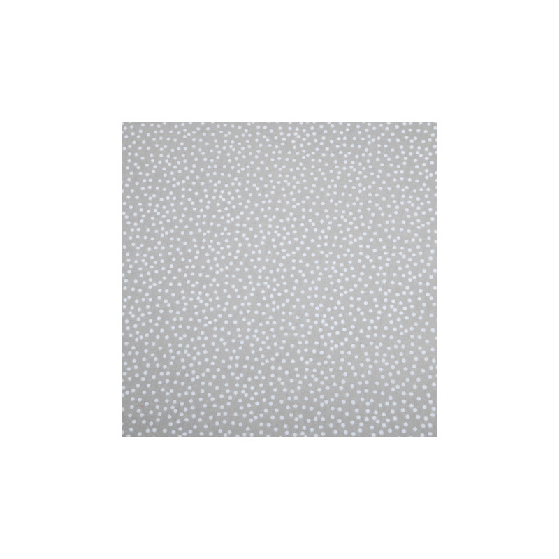 tissu enduite PVC - Pallino Dots gris pierre