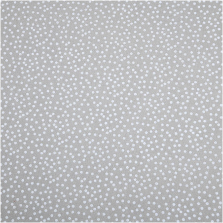Oilcloth PVC - Pallino Dots stone grey