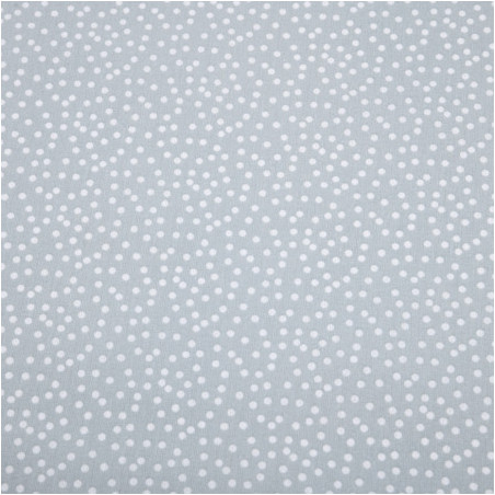 Oilcloth PVC - Pallino Dots light blue