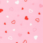 flanelle - Cozy Cotton Hearts Rose