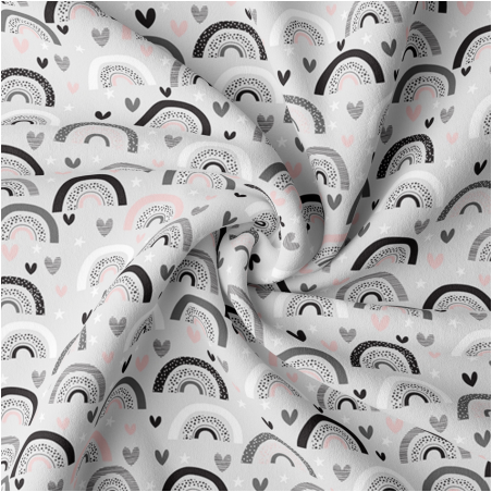 flannel - Don't forget to Dream Rainbows gray
