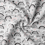 flannel - Don't forget to Dream Rainbows gray