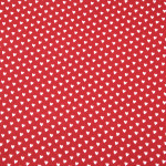 oilcloth PVC - Small Hearts red