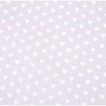 tissu enduite PVC - coeurs roses