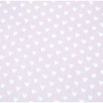 Wachstuch PVC - Herzchen rosa