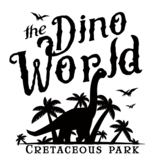 Iron-on - Dino World  small