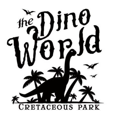 Bügelbilder - Dino World klein