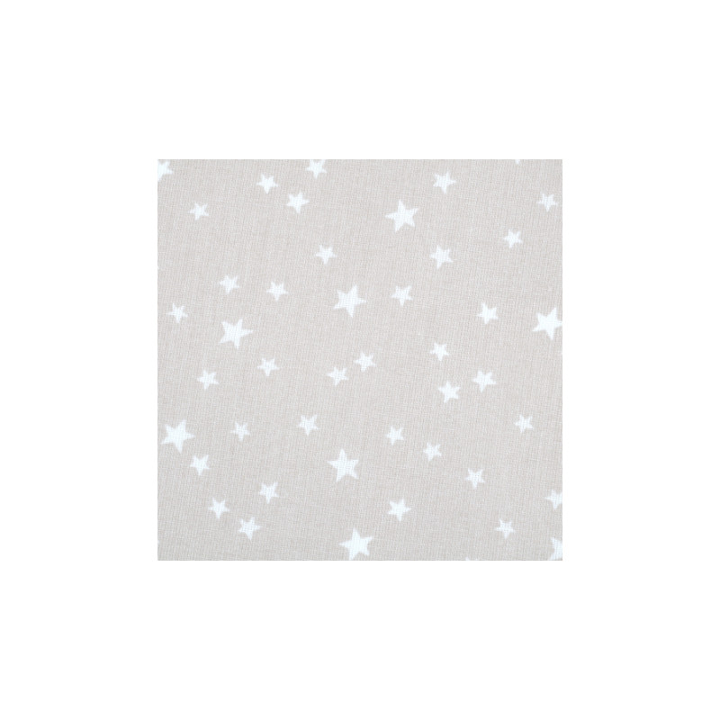 tissu enduite PVC - mélange d'étoiles sable