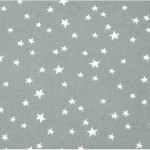 tissu enduite PVC - Star mix menthe fumée