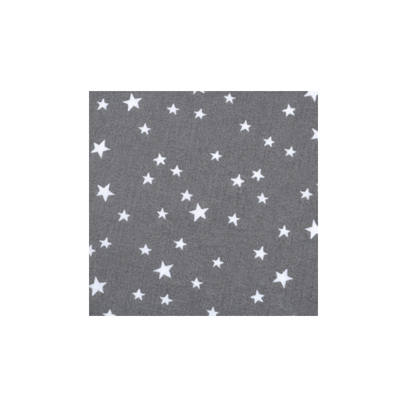 oilcloth PVC - star mix dark grey