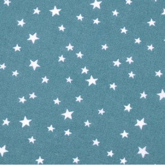 Oilcloth PVC - star mix petrol