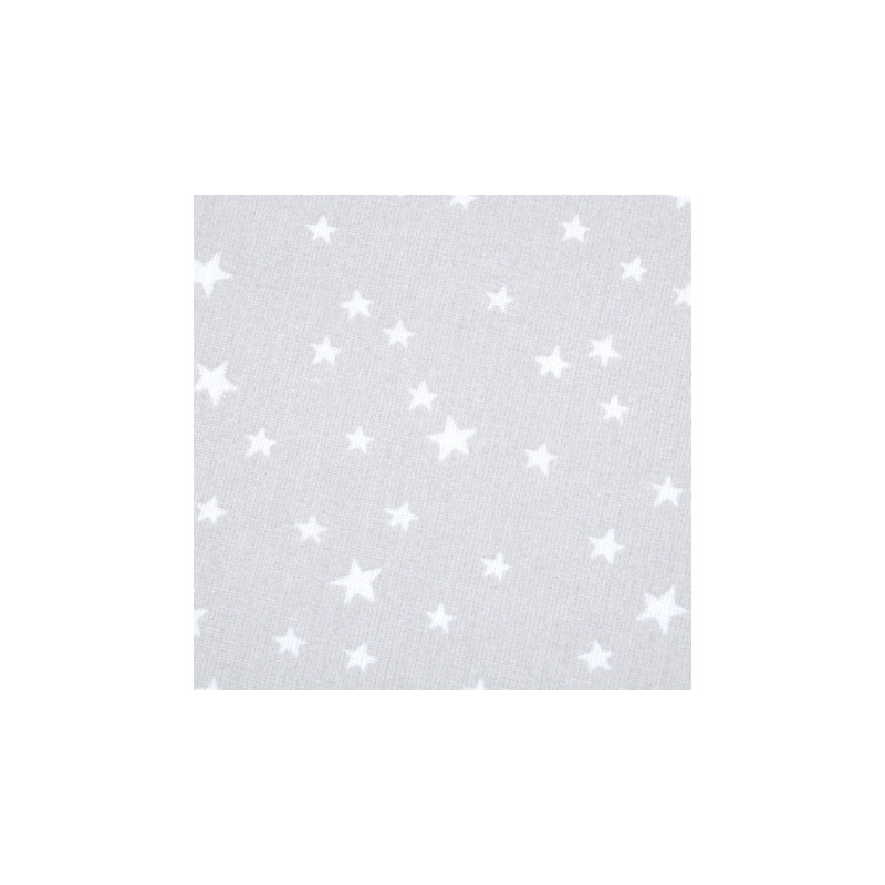 oilcloth PVC - star mix light grey