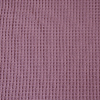 Waffle pique - old pink